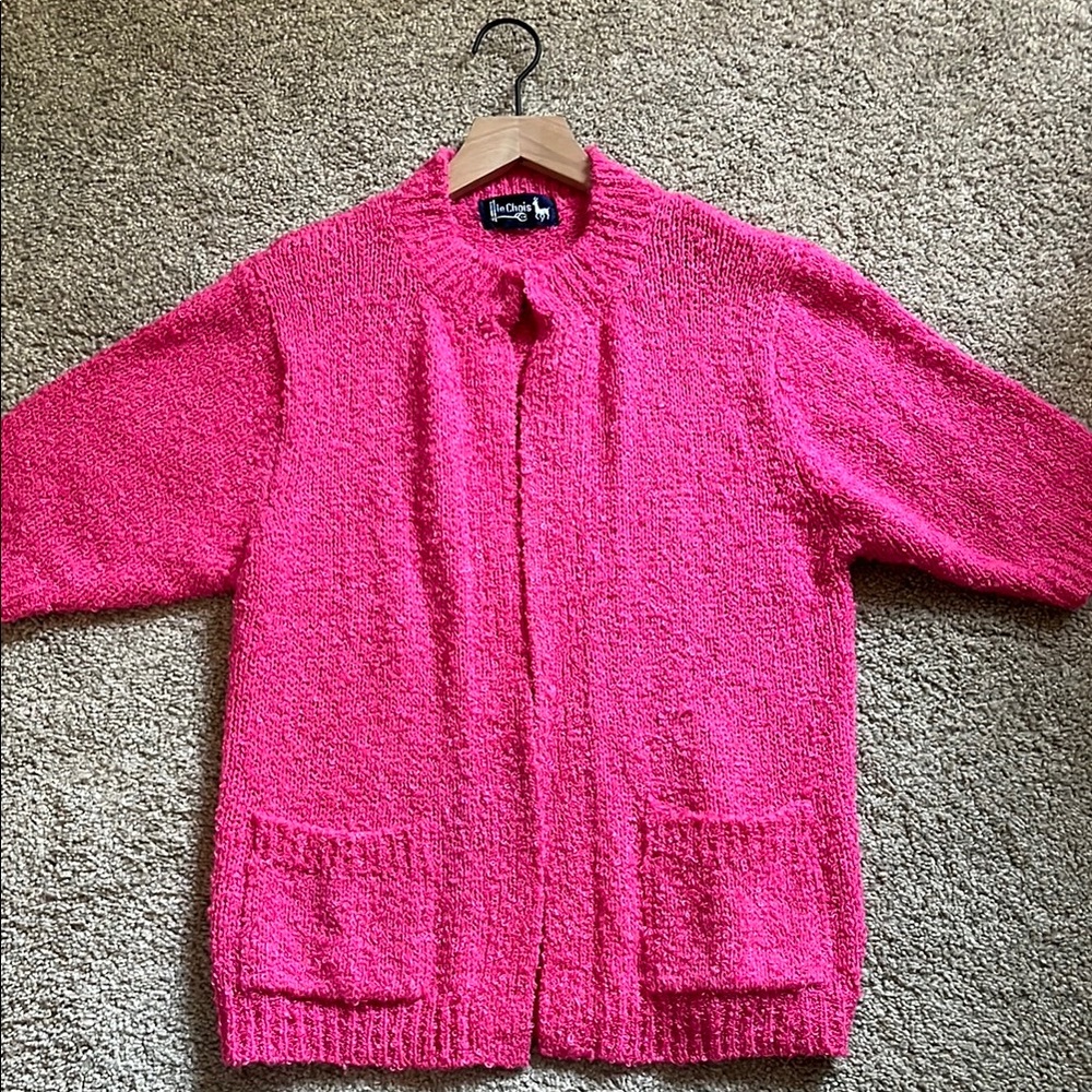 Cozy Pink Cardigan Sweater